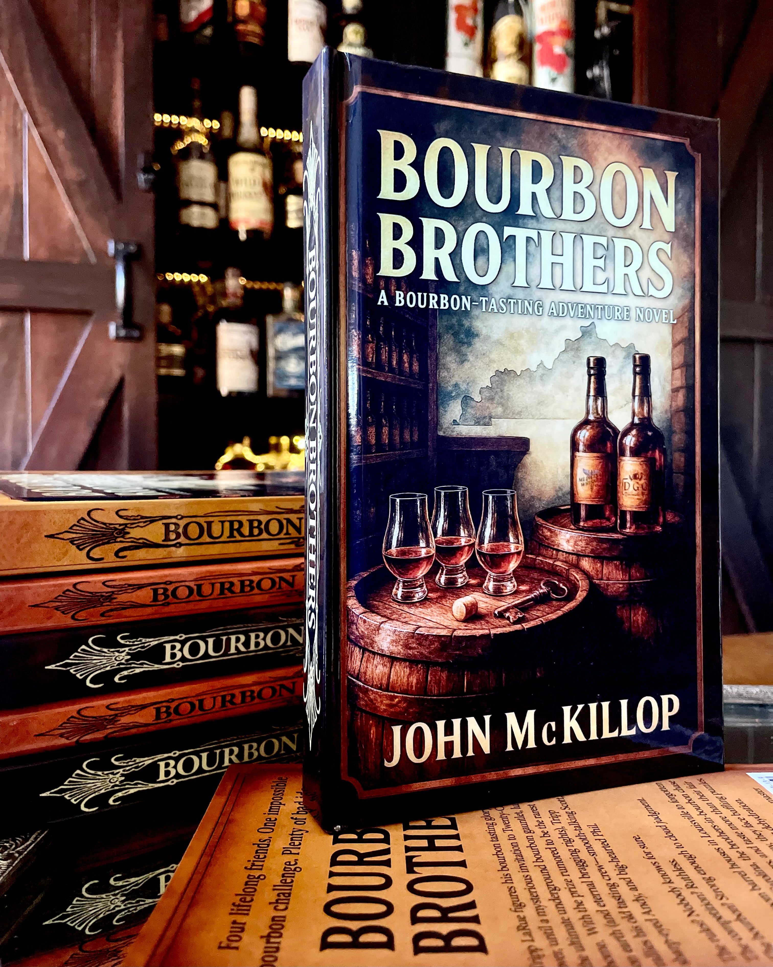 "Motor Oil” Edition (Hardcover Color Photo + Tasting Notes) 40+ dusty bottle photos • comedy/mystery adventure novel