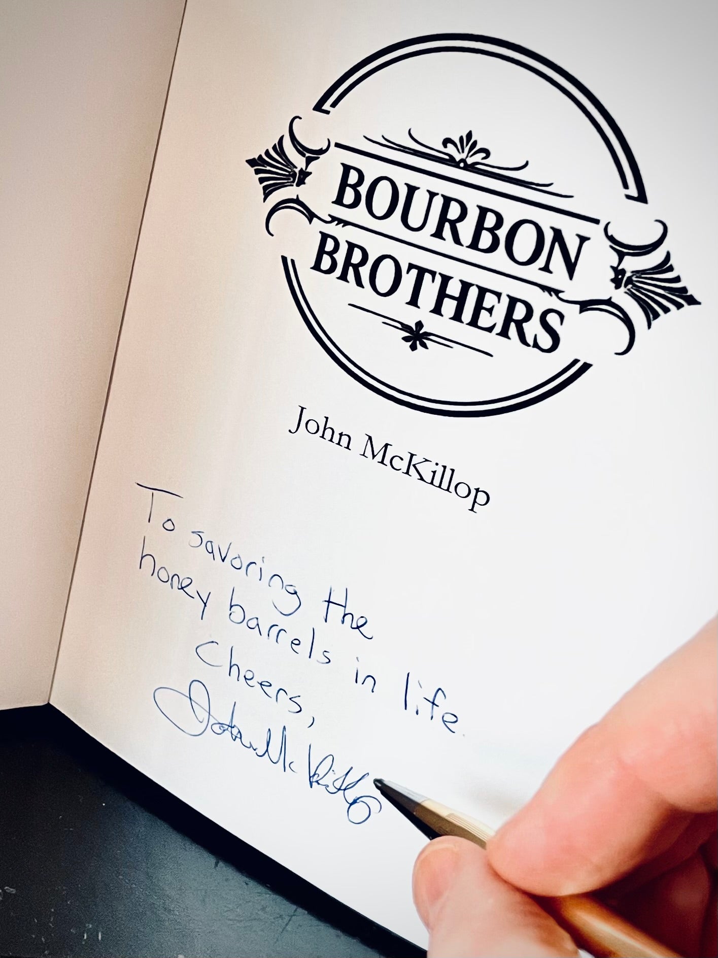 SIGNED “Honey Barrel” Edition (Hardcover Color Photo + Tasting Notes • Limited to 250 • 10% MWC charity gift • Bonus Materials)